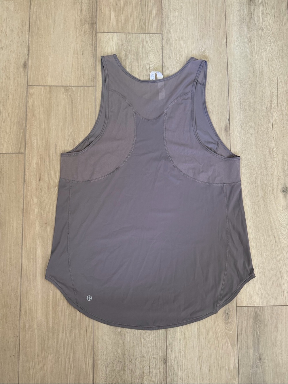 Lululemon Sculpt Tank II Galaxy Grey Mesh Running Workout Top